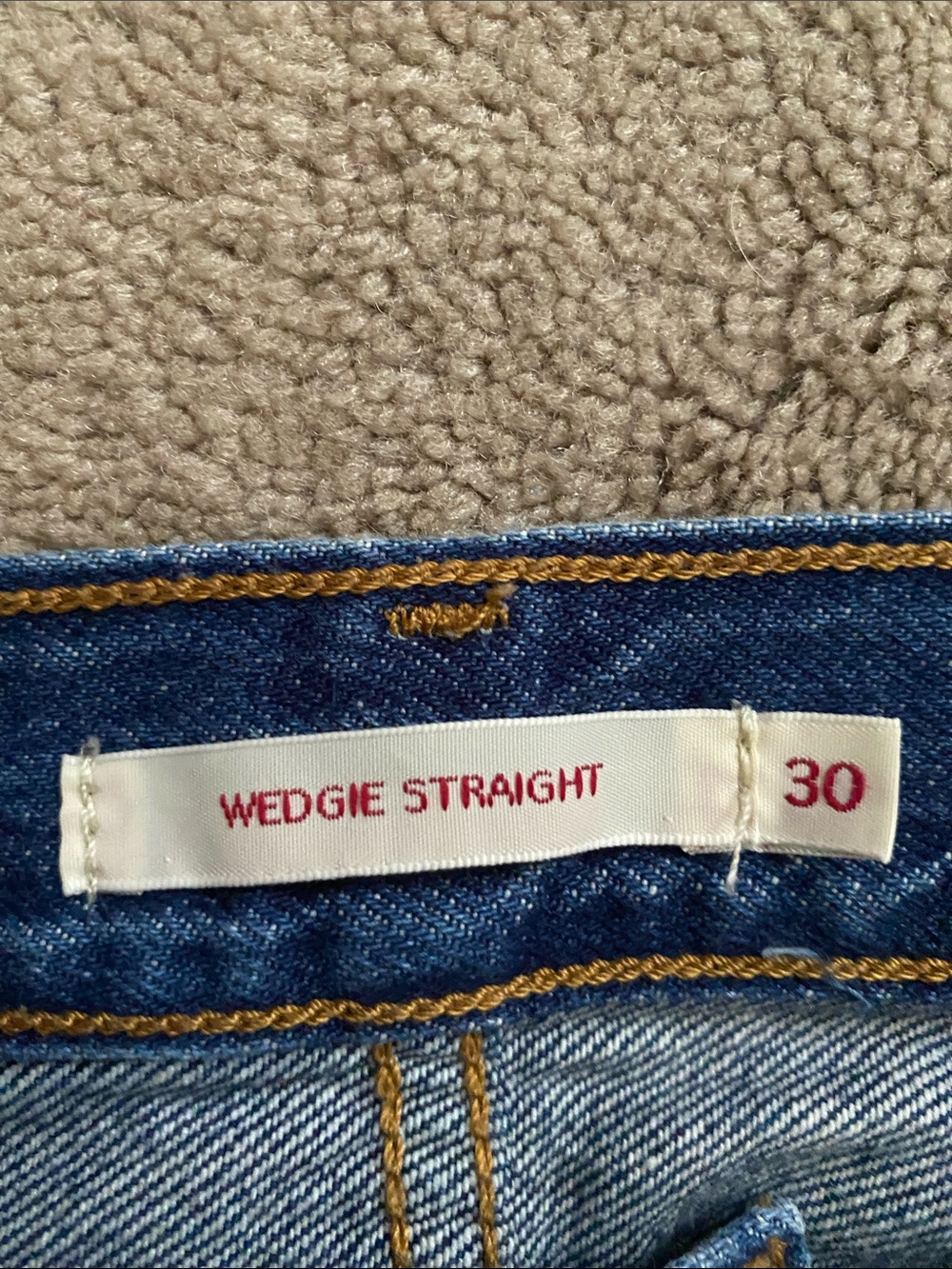 Levi's Blue Wedge Straight Women’s Jeans
